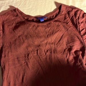 Short-Sleeve Ribbed Bodysuit